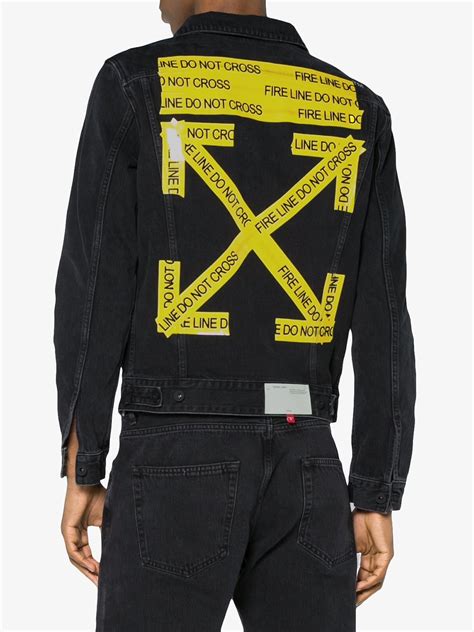 off white denim jacket replica|false off white clothing.